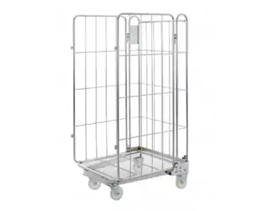 Open Back Roll Container
