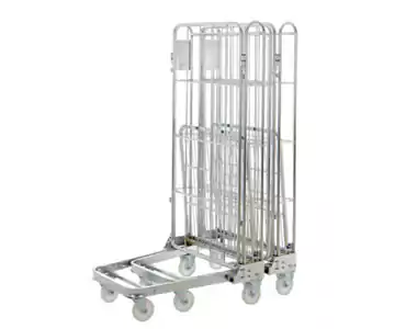Open Back Roll Container