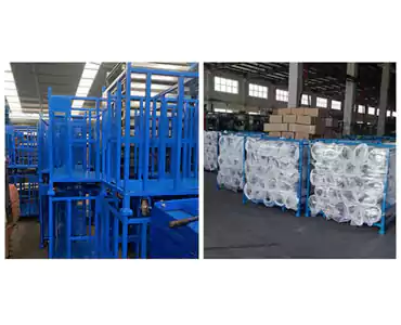 Estante para neumáticos extragrande con paneles laterales extraíbles