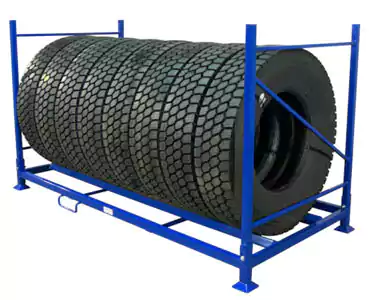 Soporte plegable para neumáticos