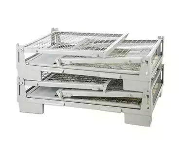 Estantería metálica con recubrimiento en polvo