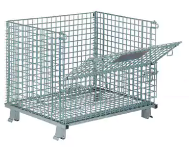 Contenedor de malla para palés