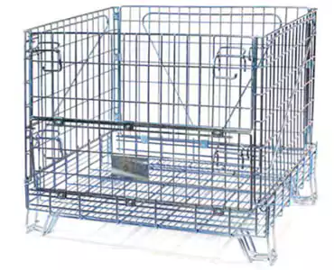 Складной проволочный контейнер