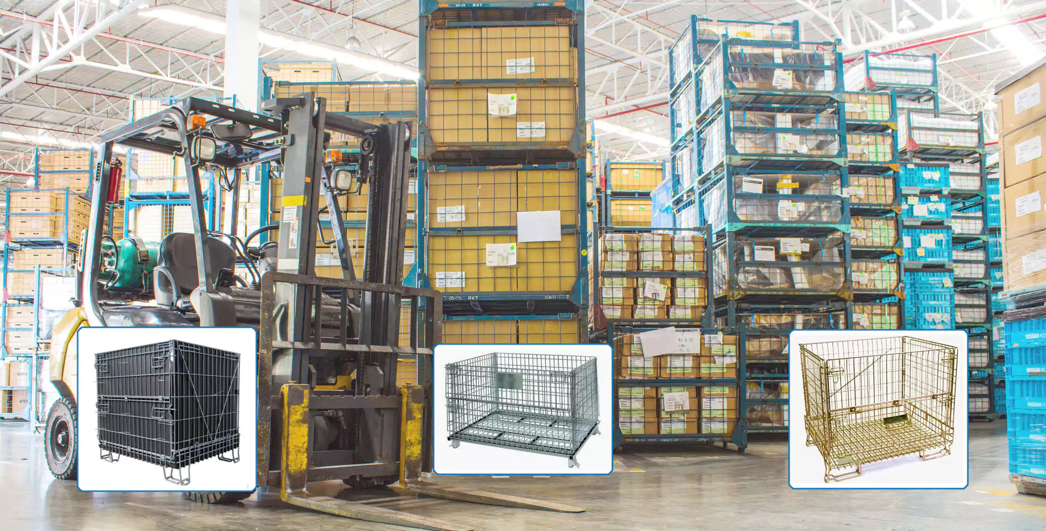 Контейнер из проволочной сетки